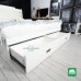 Westwood Queen size bed frame in White