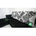 Regina Lshape Reversible Sofa in Black and Gray pillows