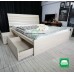 Carlene Queen size bed frame with storage