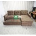 Relax All Day Sofa with Storage in Suede Brown