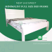 Charlotte Full size Bed Frame in White