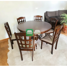 Troi Round Dining Set for Six