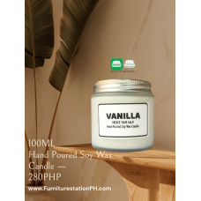 Vanilla Hand Poured Soy Wax Candle 100ML