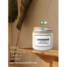 Lavender Hand Poured Soy Wax Candle 100ML