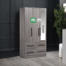 Asher  Three Door Wardrobe Cabinet with Mirror