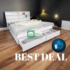 Sia Atasha Queen size bed with Storage