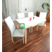 Urban leaf Dining Set for Four (4)